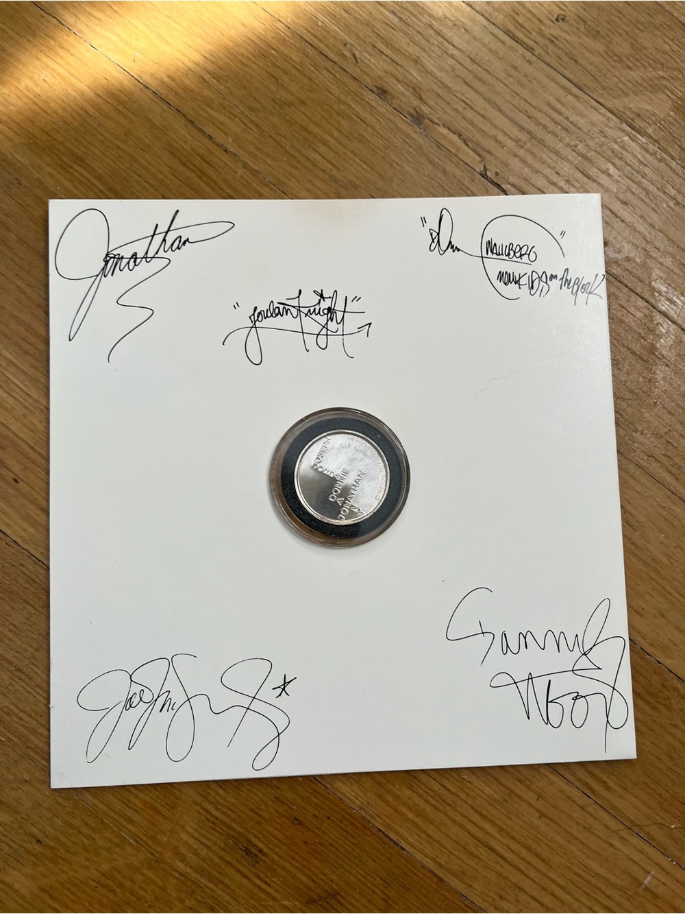 1990 New Kids On The Block collectors coin - Picture 7 of 7